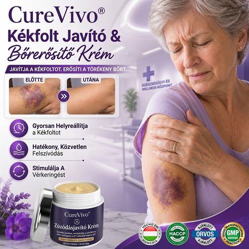 🎫100K+ ELADVA ✨😉 – CureVivo® Zúzódásjavító és bőrerősítő krém🔬