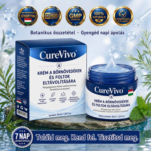 🏆𝗖𝘂𝗿𝗲𝗩𝗶𝘃𝗼® 𝟕-𝐍𝐚𝐩𝐨𝐬 𝐁ő𝐫𝐜í𝐦𝐤é𝐤 é𝐬 𝐅𝐨𝐥𝐭𝐨𝐤 𝐄𝐥𝐭á𝐯𝐨𝐥í𝐭ó 𝐊𝐫é𝐦 (𝐅á𝐣𝐝𝐚𝐥𝐨𝐦𝐦𝐞𝐧𝐭𝐞𝐬 𝐅𝐨𝐫𝐦𝐮𝐥𝐚 – 𝐇𝐞𝐠𝐞𝐤 𝐍é𝐥𝐤ü𝐥)