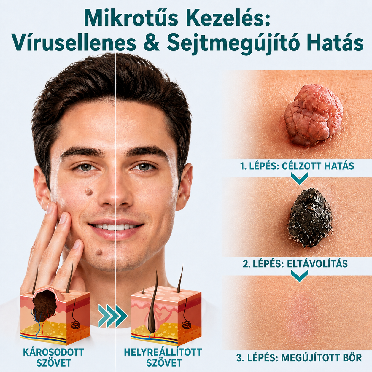 🎉🇭🇺 Healrize® 2 az 1-ben mikrotűs + hidrokolloid tapasz 💫 | Anyajegy, pattanás, lapos szemölcs és bőrkinövés ápolására | Ráncok, hegek és bőrhibák megjelenésének javítására | Láthatatlan tapasz arcra és testre