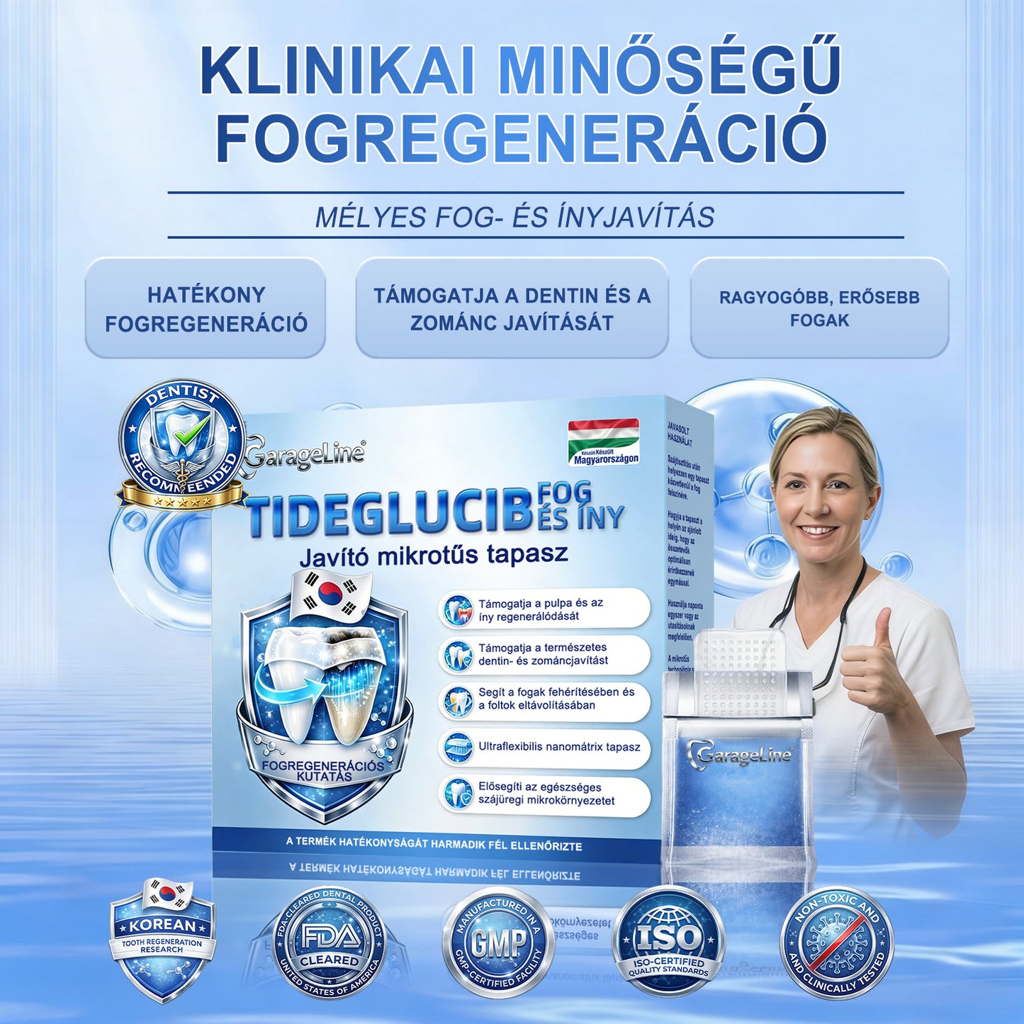 GаrаgеLіnе® 🦷 Tideglusib Fast‑Dissolving Tooth & Gum Repair Oral Strips 🦅😁 (Supports tooth repair and helps relieve gum discomfort and other common oral concerns)