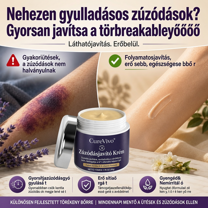 🎫100K+ ELADVA ✨😉 – CureVivo® Zúzódásjavító és bőrerősítő krém🔬