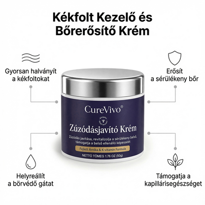 🎫100K+ ELADVA ✨😉 – CureVivo® Zúzódásjavító és bőrerősítő krém🔬