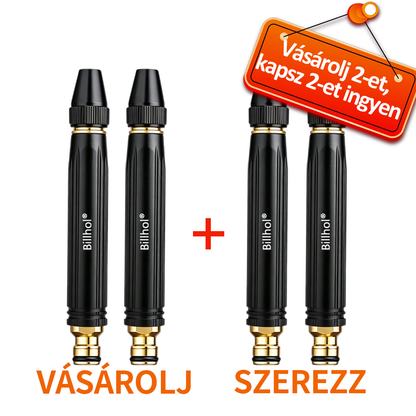🔥 AKCIÓ: Csak 2490 Ft darabonként! 💦 Billhol® Magasnyomású pisztoly – Ideális autómosáshoz és kerti locsoláshoz. 🚿🚗
