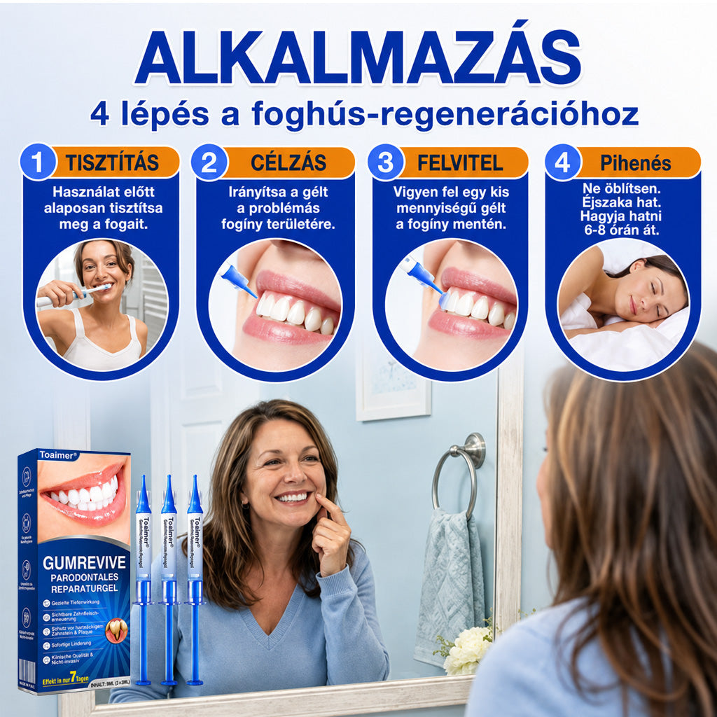 🩵🦷 Trilumia® 💗 GumRevive – fejlett gél az íny és a fogágy ápolására🇭🇺
