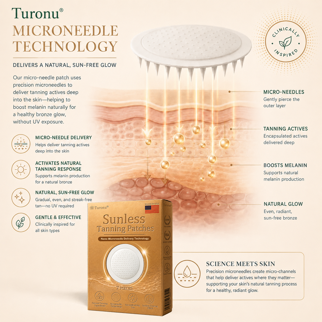 𝐎𝐟𝐟𝐢𝐜𝐢𝐚𝐥 𝐁𝐫𝐚𝐧𝐝 𝐒𝐭𝐨𝐫𝐞 |☀️Turonu® Sunless Transdermal Tanning Patch⭐ — Awaken Your Natural Bronze