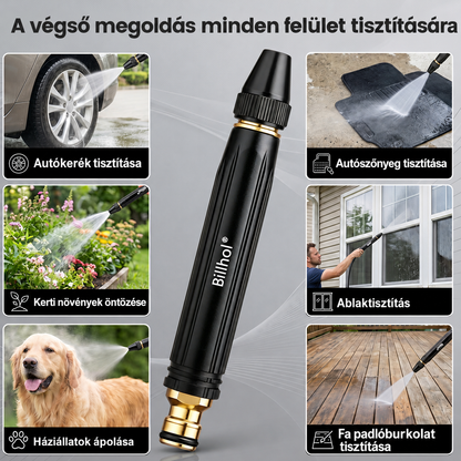 🔥 AKCIÓ: Csak 2490 Ft darabonként! 💦 Billhol® 💪Magasnyomású pisztoly – Ideális autómosáshoz és kerti locsoláshoz. 🚿🚗