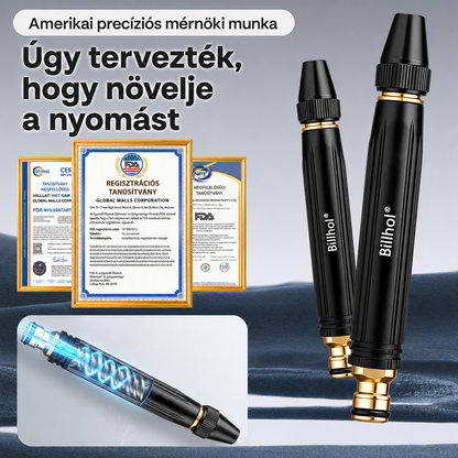 🔥 AKCIÓ: Csak 2490 Ft darabonként! 💦 Billhol® 💪Magasnyomású pisztoly – Ideális autómosáshoz és kerti locsoláshoz. 🚿🚗