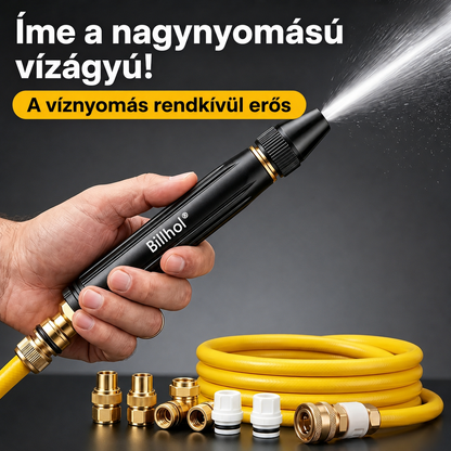 🔥 AKCIÓ: Csak 2490 Ft darabonként! 💦 Billhol® 💪Magasnyomású pisztoly – Ideális autómosáshoz és kerti locsoláshoz. 🚿🚗