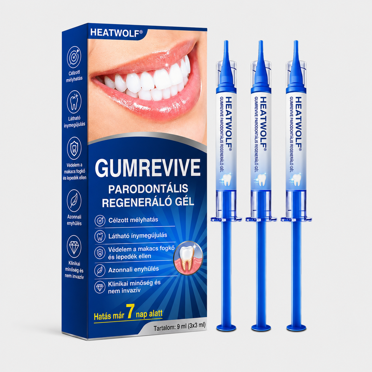 🚩 HEATWOLF® 🦷🥏GumRevive – Parodontális helyreállító gél👈