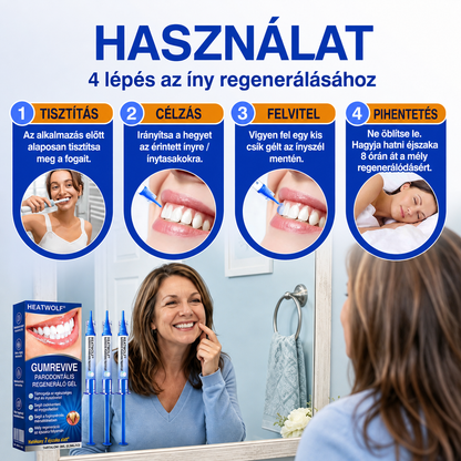 🚩 HEATWOLF® 🦷🥏GumRevive – Parodontális helyreállító gél👈