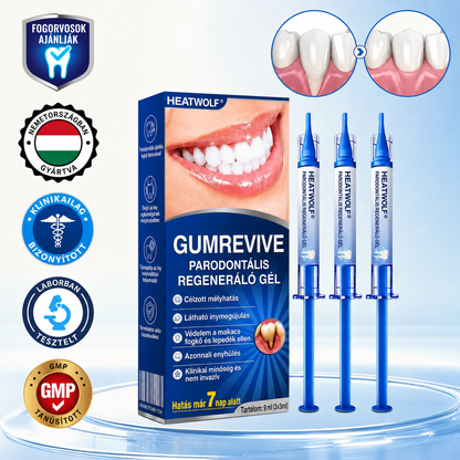 🚩 HEATWOLF® 🦷🥏GumRevive – Parodontális helyreállító gél👈