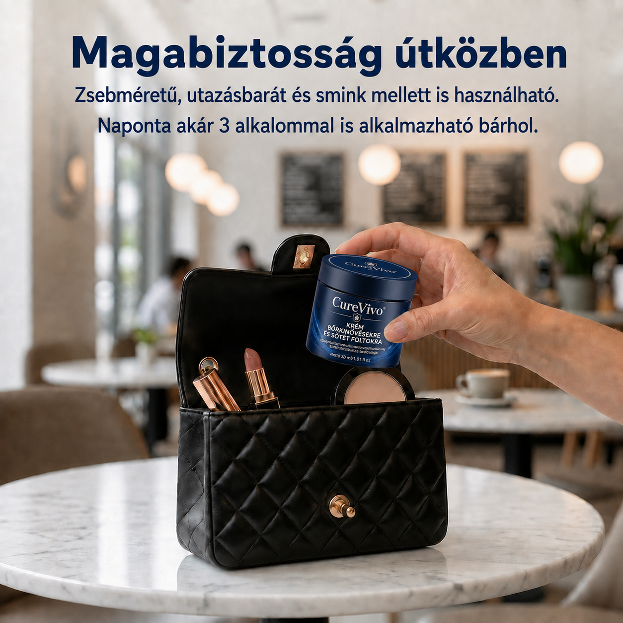 CureVivo® 7 napos bőrkinövés- és folteltávolító krém (fájdalommentes formula – hegek nélkül) 🌹
